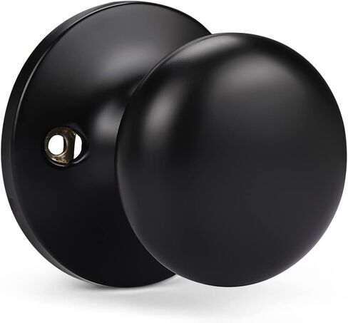 KNOBWELL 6 Pack Oil Rubbed Bronze Privacy Door Knobs, Bedroom and Bathroom Door Knob Door Lockset, Interior Door Use in Saudi Arabia