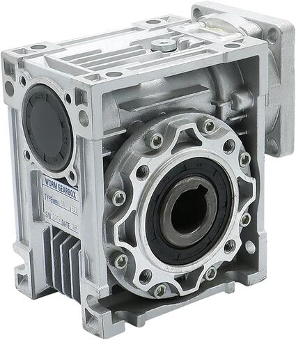NMRV050 Worm Reducer 1:7.5/10/15/20/25/30/40/50/60/80/100 Ratio 14mm/19mm Input Shaft Gearbox(RATIO 10-INPUT 19 FOR NAME36) in Saudi Arabia