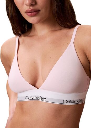 Calvin Klein Womens Icon Cotton Modal Lightly Lined Triangle Bralette in Kuwait