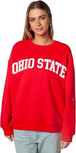 Hype & Vice Officially Licensed University Sweatshirt for Women – College Crewneck Sweatshirt for Gameday in Saudi Arabia