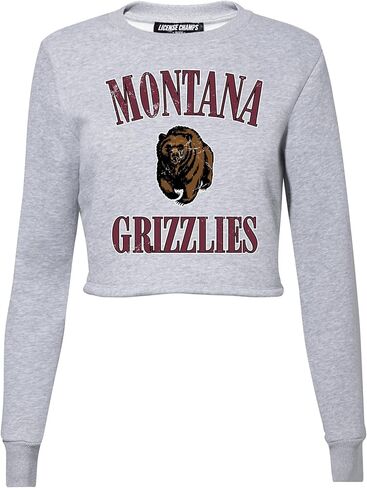 سويت شيرت قصير للنساء من Licence Champs | بلوفر بأكمام طويلة من الصوف | بضائع يوم اللعبة الرسمية للرابطة الوطنية لرياضة الجامعات (NCAA). in Kuwait