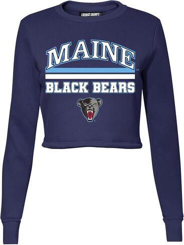 سويت شيرت قصير للنساء من Licence Champs | بلوفر بأكمام طويلة من الصوف | بضائع يوم اللعبة الرسمية للرابطة الوطنية لرياضة الجامعات (NCAA). in Kuwait