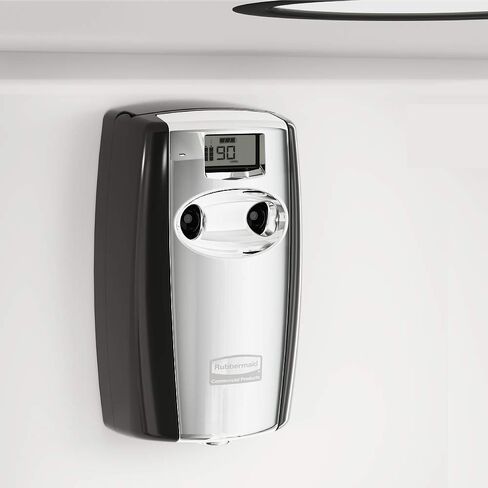 Rubbermaid Commercial FG4870056 Microburst Duet 2-Fragrance Aerosol Odor Control Air Care System, Dispenser, White/White in Saudi Arabia