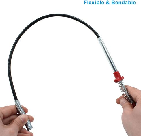 Flexible Grabber Tool, Kitchen Bathroom Tub Clogged Drains Opener Suitable for Sink, Shower, Bathtub, Dryer Vent Cleaning in Saudi Arabia