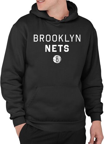 Junk Food NBA - Core Stacked - Officially Licensed Adult Pullover Fleece Hoodie for Men and Women in Saudi Arabia