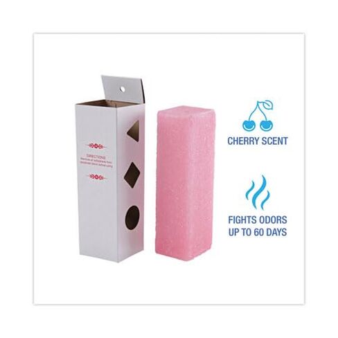 Boardwalk Deodorizing Para Hanging Wall Blocks, 24oz, 6-Pack, Cherry Scent, Pink, Powerful Fragrance, Individually Wrapped in Saudi Arabia