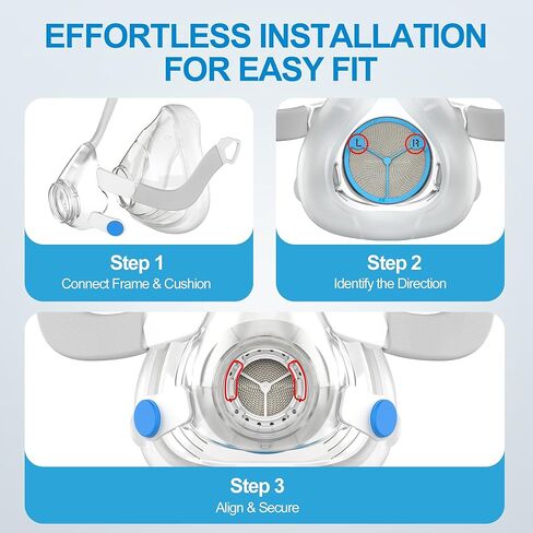 Waterless Humidifiers for Humidx F20 Compatible with Air Mini Device, IBEET Replacement Cartridges for Airfit F20 & for Airtouch F20 to Capture Moisture & Improve Comfort, 6 Pack in Saudi Arabia