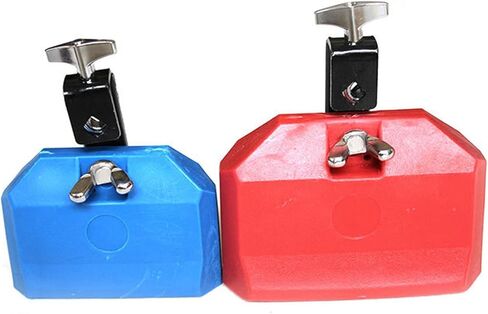 Plastic Musical Jam Block, Latin Percussion Instrument, Blue，Hand Percussion (Blue) in Saudi Arabia