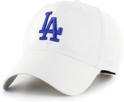 Officially Licensed Los Angeles Baseball White LA Sports Hat Classic Primary Home Team Logo Adjustable Royal Blue Embroidered Structured MVP Ball Cap in Saudi Arabia