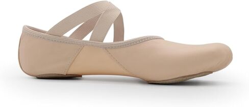 Capezio Hanami Leather Ballet Shoe - Size 8.5M, Light Pink in Saudi Arabia
