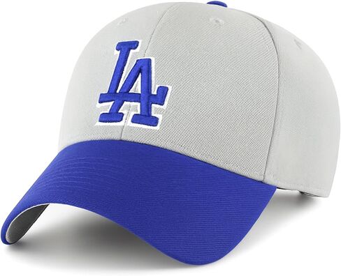 Officially Licensed Los Angeles Youth Boys Girls Baseball Hat Classic Two Tone Royal Blue - Gray Home Team Logo MVP Embroidered Kids Sports Ball Cap in Saudi Arabia