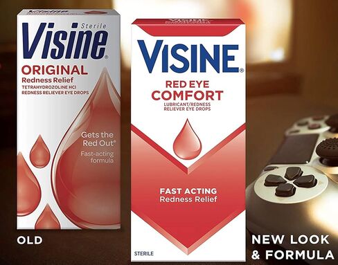 Visine Original Redness Reliever Eye Drops - 0.5 oz, Pack of 2 in Kuwait