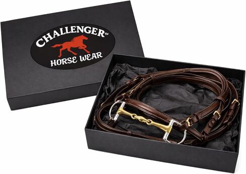 CHALLENGER Horse English Riding Double Jointed Dee-Ring Dog Bone Snaffle Horse Bit 35568VAR in Saudi Arabia