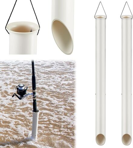 طفرات رملية أنبوبية لركوب الأمواج الصيد PVC Surf Shore و Peach Fishing Rod حامل الرمل للشواطئ والأنهار والشواطئ الرملية in Saudi Arabia