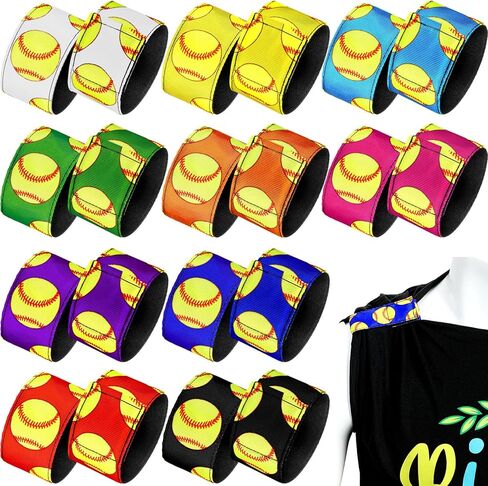 Yinder 10 Pairs Softball Soccer Shirt Sleeve Holders Clips Sleeve Straps Ties for Sports Shirts Accessories, 10 Colors in Saudi Arabia