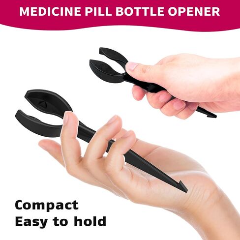 عبوتان من فتاحة زجاجات حبوب الدواء، 3 في 1 فتاحة زجاجات حبوب دواء بسيطة لإزالة الورق أسفل الغطاء، أداة طبية متعددة الوظائف، هدية لكبار السن/الصيدلة/الفنيين، المستشفى، الاستخدام المنزلي، الصيدلة in Saudi Arabia