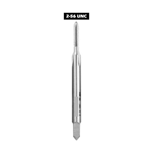 2PC Machine Plug Thread Screw Taps 10-24 2-56 4-40 6-32 8-32 UNC Straight Fluted Tap(2-56UCN) in Saudi Arabia