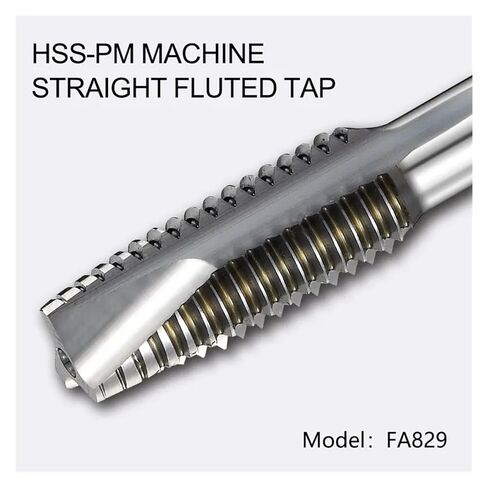 Machine Thread Screw Taps and Spiral Flute Screw Threading Taps M3 M4 M5 M6 M8(Straight Fluted Tap,M10 x 1.5) in Saudi Arabia