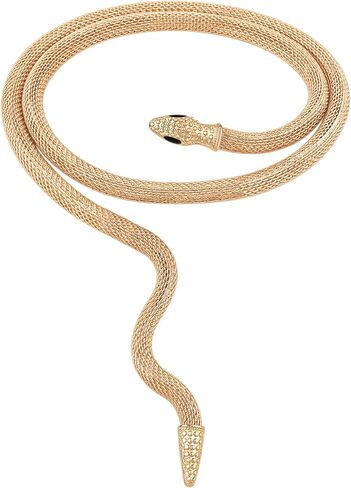 Bendable Snake Chain Necklace for Women Flexible Twisty Multi-purpose Necklace Bracelet Punk Choker and Bracelets DIY Trendy Medusa Jewelry Gift in Saudi Arabia