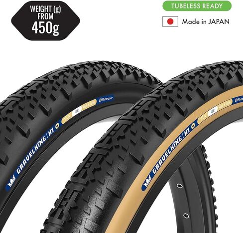إطار Panaracer Gravelking X1 R-Line TLR جاهز للطي بدون أنبوب - مركب الحصى ZSG - مقاوم للثقب - تقنية Beadlock - غلاف TuffTex-R 120Tpi - إطار ركوب الدراجات بالحصى in Saudi Arabia