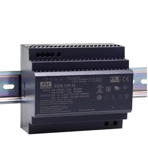 HDR-150-24 24V Ultra Slim Step Shape DIN Rail in Kuwait