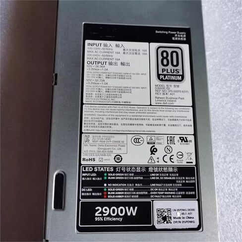 1 قطعة 2900 واط مصدر الطاقة PSU لشبكات C9000 C9010 D3000E-S0 DPS-3000FB A 5PDWG 05PDWG in Kuwait