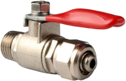 1/4 "1/2" ذكر 1/4 "3/8" أنبوب RO محول المياه مدخل الكرة صمام التحكم التبديل تصفية التناضح العكسي تنقية الحنفية (M 04-F 02-F 04) in Kuwait