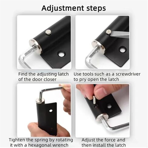 Stainless Steel Automatic Door Closer - revolving Door Closing Switch Foldable Design in Saudi Arabia