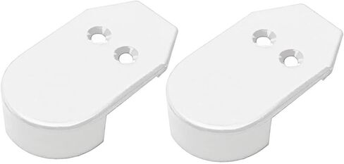 2 قطعة 1-9/16 بوصة من النايلون الأبيض للقوارب المطاطية للسكك الحديدية غطاء قابس متوافق مع تاكو مارين V11-3161 V11-3447 V21-0460 F90-0002WN F900002WN in Kuwait