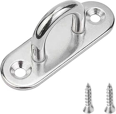 AMYSPORTS Marine Hardware Pad Eyes Screws Heavy Duty Eye Plate Stainless Steel Boat Eye Plates Hook SUS316 in Saudi Arabia