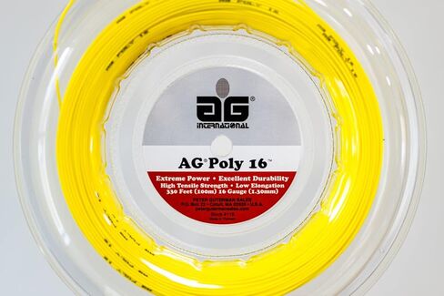 بكرة خيط التنس الذهبية AG Poly 16 مقاس 330 بوصة in Saudi Arabia