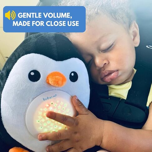 Bubzi Co Sound Machine, Portable Elephant Soother & Night Light Projector, Comforting Electronic Infant Toddler Sleep Aid & Baby Shush With White Noise in Kuwait