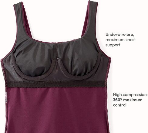 بدلة سباحة نسائية من Lands' End Slender Carmela Underwire قطعة واحدة نبيذ داكن DDD-Cup 16 in Saudi Arabia