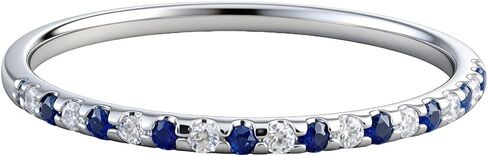 1 ملم خاتم زفاف مكعب زركونيا نصف الخلود قابل للتكديس خاتم خطوبة رفيع وبسيط أنيق من الياقوت 925 مطلي بالفضة الاسترليني تشيكوسلوفاكيا مقلد خواتم الماس المتوسطة للنساء الراحة تناسب حجم 7 in Kuwait