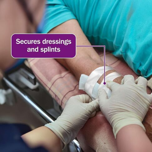 Cloth Medical Tape for Wound Care - 12 Rolls of 1 Inch Durable Surgical Tape to Secure Dressings - 10 Yards Long - Easy to Tear and Latex Free in Saudi Arabia