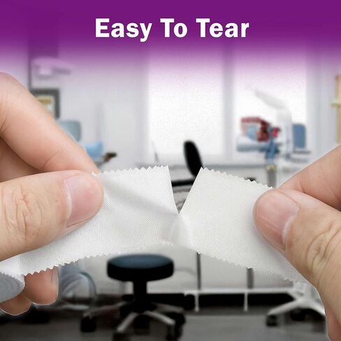 Cloth Medical Tape for Wound Care - 12 Rolls of 1 Inch Durable Surgical Tape to Secure Dressings - 10 Yards Long - Easy to Tear and Latex Free in Saudi Arabia