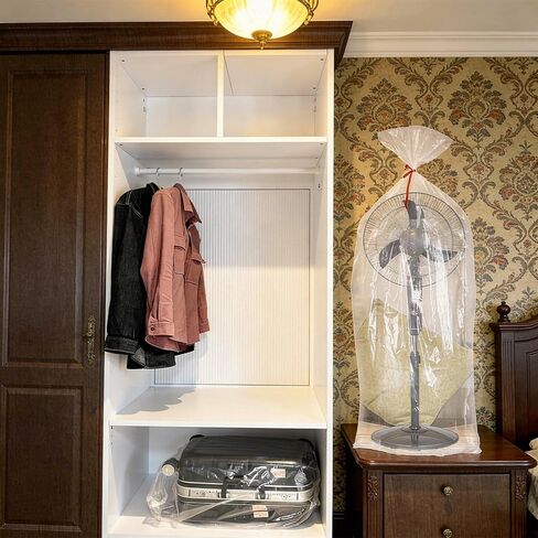 15 عبوة من أكياس تخزين بلاستيكية شفافة كبيرة مقاس 40 × 60 بوصة، أكياس متحركة عملاقة قابلة لإعادة الاستخدام للأثاث والأمتعة وحقيبة السفر والملابس وحماية من الغبار والرطوبة in Kuwait