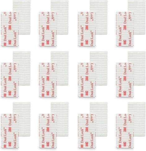 قفل مزدوج قابل لإعادة الإغلاق مصنوع من SJ3560 1 "× 2" 12 قطعة شريط تثبيت شديد التحمل قابل لإعادة الإغلاق شريط متشابك ذاتي التزاوج للأماكن الداخلية والخارجية in Kuwait