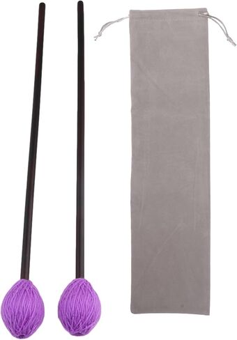Maple Handles and Purple Woolen Yarn Head Soft Keyboard Marimba Mallets Pack of 2 in Saudi Arabia