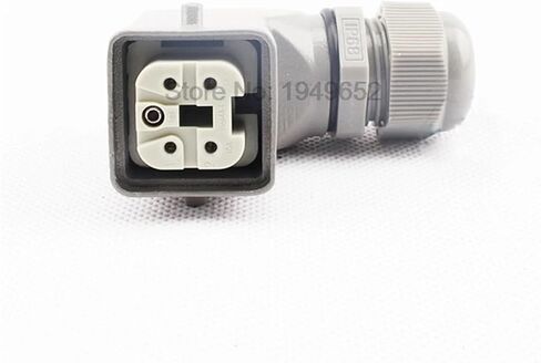 Heavy Duty Connectors HDC-HA-004-1 F/M 4+1pin 5pin 10A Industrial Rectangular Aviation Connector Plug in Saudi Arabia