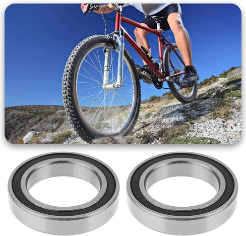 2Pcs MR24377-2RS Bike Bearings Deep Groove Ball Bearings Replacement Part 24x37x7mm Double Sealed Chrome Steel Suitable for Bike Bottom Brackets Hope Bottom Brackets in Saudi Arabia