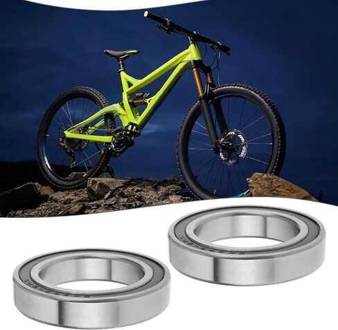 2Pcs MR24377-2RS Bike Bearings Deep Groove Ball Bearings Replacement Part 24x37x7mm Double Sealed Chrome Steel Suitable for Bike Bottom Brackets Hope Bottom Brackets in Saudi Arabia