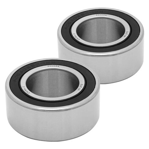 [2-Pack] 6006RK-2RS - Double Row Angular Contact Ball Bearing 1.181 in (30 mm) x 2.165 in (55 mm) x 0.905 in (23 mm) (ID x OD x W) with Double Rubber Seal in Saudi Arabia