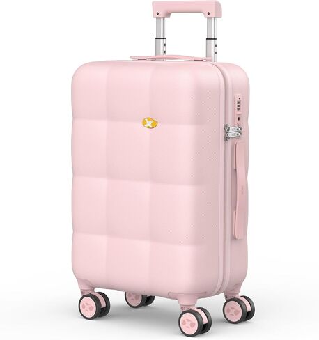 MGB Carry On Luggage 22x14x9 Airline Approved with Wheels, TSA Approved PC Hardside Luggage Suitcase, Carryon Lightweight Suitcases for Travel with 360°Double Spinner Wheels in Saudi Arabia