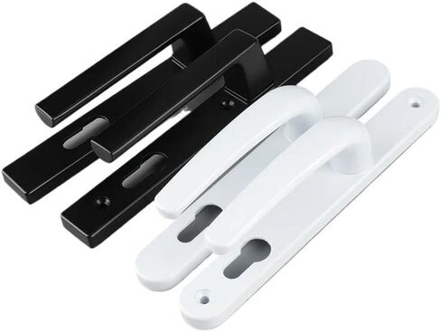 Broken Bridge Aluminum Alloy Door Lock Handle 85 Type Plastic Steel 1Pcs(B) in Saudi Arabia