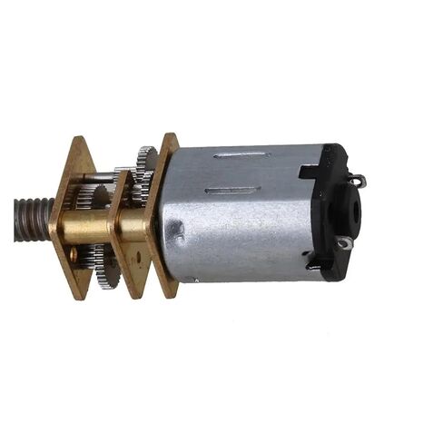 محرك M4 * 55 خيط N20 ذهبي وفضي تيار مستمر 6 فولت 1000 دورة في الدقيقة M455-N20 معدات تخفيض المعادن الصغيرة in Kuwait