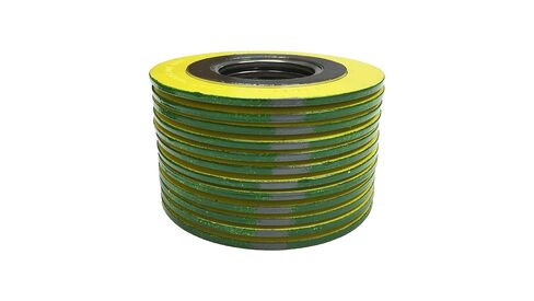 حشية جرح حلزونية من الفولاذ المقاوم للصدأ 9000IR20316GR1500X12 316L مع حلقة داخلية 316SS وحشو جرافيت مرن، فئة الضغط 1500#، لأنبوب 20 بوصة (عبوة من 12) in Kuwait