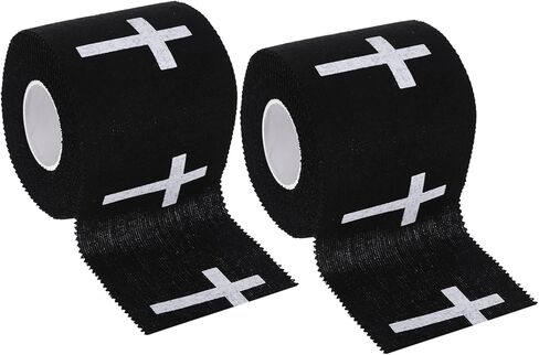 2PCS Pre-Wrap Christian Athletic Tape for Sports 2 Inch Wide Soccer Baseball Wrist Tape Religious Cross Wrist Tapes Accessories, Sport Supplies for Football Sports Baseball Gymnastics Athlete Injury in Saudi Arabia