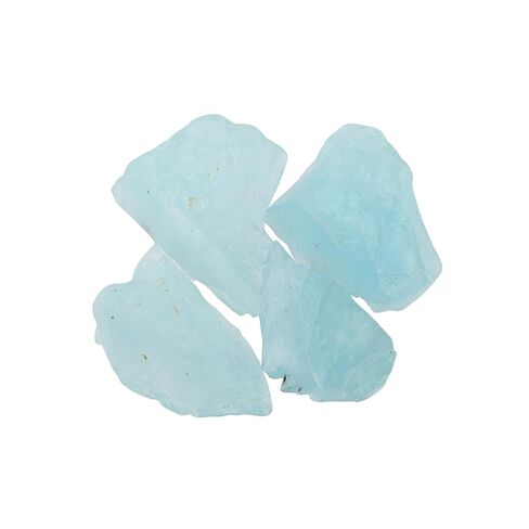 CRYSTALIS 100 cts Natural Raw Water Aquamarine, Sea-Blue, High Grade Loose Gemstone Wholesale Bulk Rough Jewelry Making Supply, Chakra Stones, Wire Wrapping, DIY, Gem Collection in Saudi Arabia
