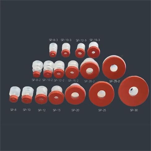 10PCS Vacuum Suction Cup Sponge Traceless Suction for Smooth Surface 5mm Mounting Hole Sucker(MP8) in Saudi Arabia